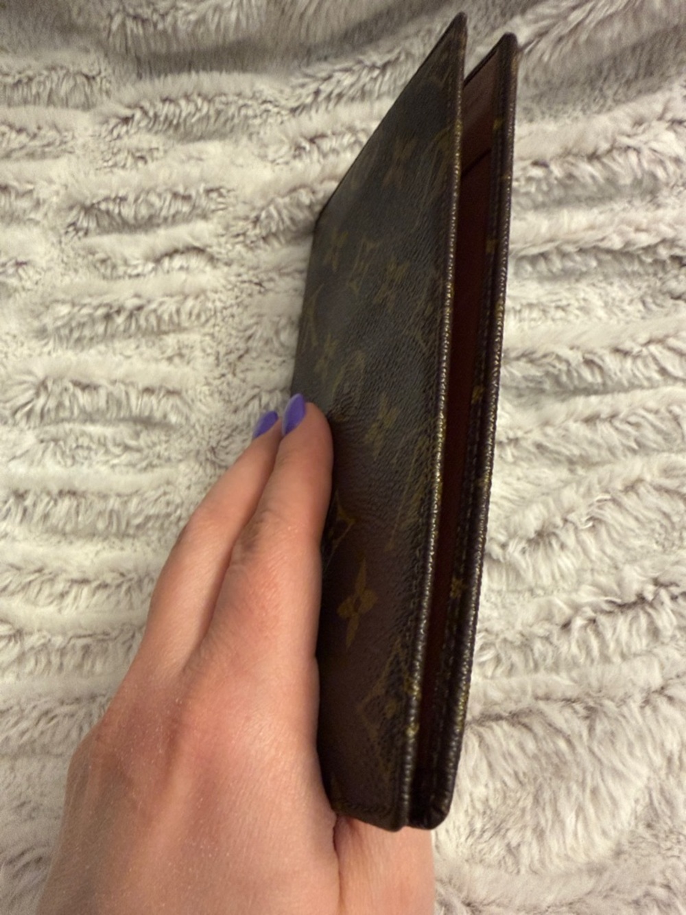Authentic Louis Vuitton Vintage 1985 Monogram Trifold Wallet - Picture 12 of 14